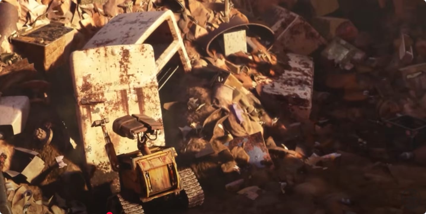 Jeremy Fielding giving a fantastic tutorial on building WALL-E